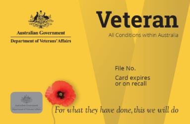 Veteran Gold Card
